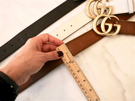 does gucci add holes to belts|gucci marmont belt chart.